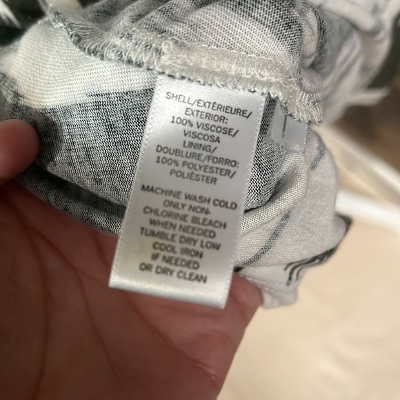 Loft Patterned Olive Green Knit Dress Midi Back Zipper XS - Picture 5 of 5